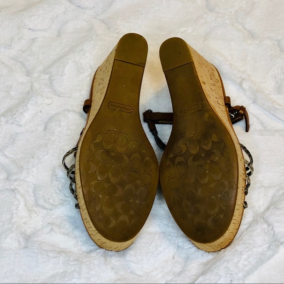 Coach Georgiana Snakeskin Wedge - Picture 7 of 8